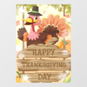 Thanksgiving Raamsticker (Vel)