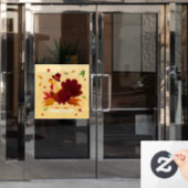 Thanksgiving Raamsticker (Kantoordeur)