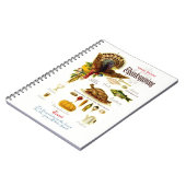  Thanksgiving Recipe Book Notitieboek (Linkerzijde)