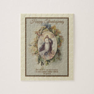Thanksgiving Religieuze Maagd Mary zonder grenzen Legpuzzel