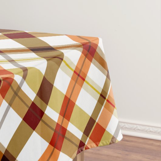 Thanksgiving Retro Plaid Tafelkleed (Voorbeeld)
