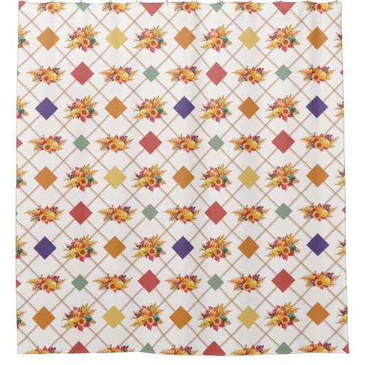 Thanksgiving - Rideau de douche de vacances (Devant)