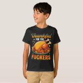 Thanksgiving Roasted Turkey Thankful F0r You F Cke T-shirt (Voorkant volledig)