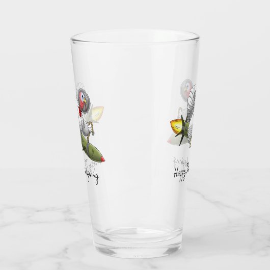 Thanksgiving Rocket Turkije Glas (Links)