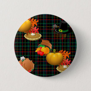 Thanksgiving Ronde Button 5,7 Cm