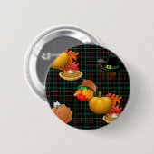 Thanksgiving Ronde Button 5,7 Cm (Voorkant /achterkant)