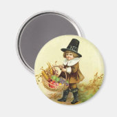  Thanksgiving ronde magneet (Voorkant / Achterkant)