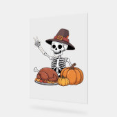 Thanksgiving röntgenfoto skelet Funny Rock Hand He Acryl Bord (Hoek)