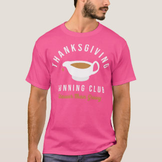 Thanksgiving Running Club Turkije Trot langzamer d T-shirt