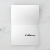 Thanksgiving sans vous carte de voeux (Intérieur)