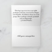 Thanksgiving Scarecrow Feestdagen Kaart (Binnen)