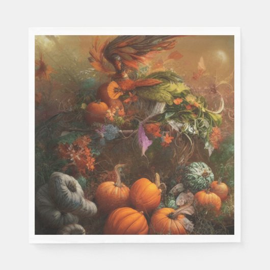 Thanksgiving schilderij servet (Voorkant)