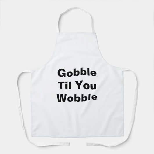 Thanksgiving Schort (Voorkant)