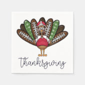 Thanksgiving Script Turkije Football veren Servet (Voorkant)