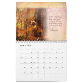 "Thanksgiving" Scripting Christelijke Art Calendar Kalender (Mar 2026)