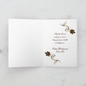 Thanksgiving Secret Pal - Bladeren Feestdagen Kaart (Binnen)