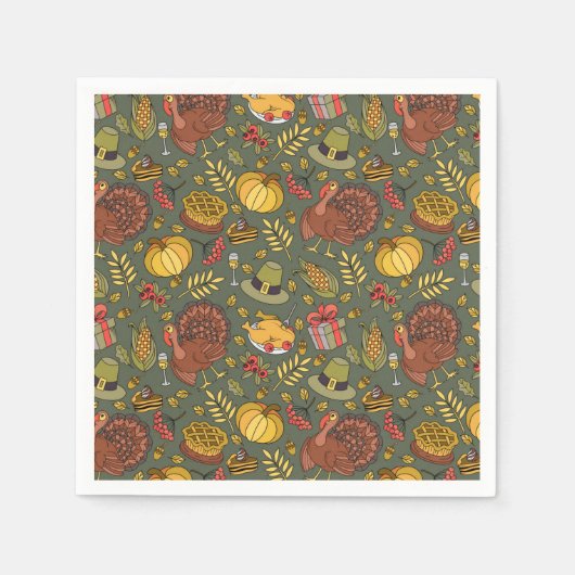 Thanksgiving Servet (Voorkant)