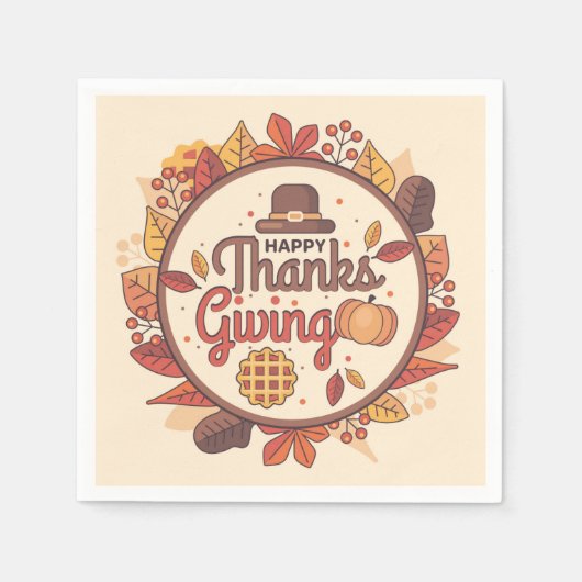 Thanksgiving Servet (Voorkant)