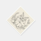 Thanksgiving Servet (Hoek)