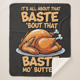 Thanksgiving Sherpa Blanket Deken