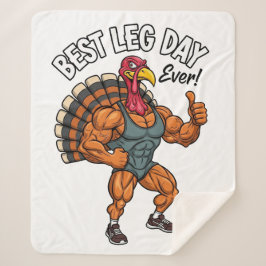 Thanksgiving Sherpa Blanket Deken