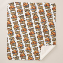 Thanksgiving Sherpa Blanket Deken