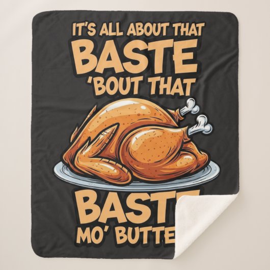 Thanksgiving Sherpa Blanket Sherpa Deken (Voorkant)