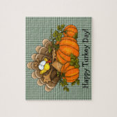 Thanksgiving Silence Turkey Puzzle (Vertical)