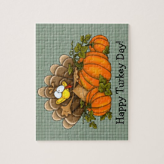 Thanksgiving Silence Turkey Puzzle (Vertical)