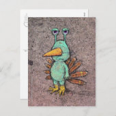 Thanksgiving slurkey briefkaart (Voorkant / Achterkant)