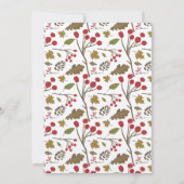 Thanksgiving snijblad in de herfst kaart (Achterkant)