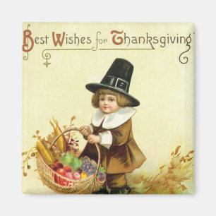  Thanksgiving Square Magnet Magneet