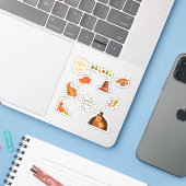 Thanksgiving Stickers (Laptop met iPhone)