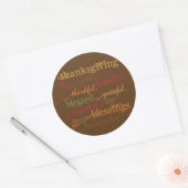 Thanksgiving Stickers (Envelop)