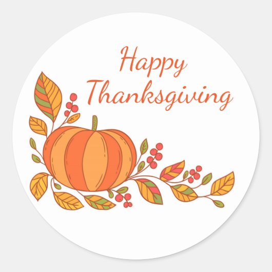Thanksgiving Stickers (Voorkant)