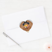 Thanksgiving Stickers/Turkije Hart Sticker (Envelop)