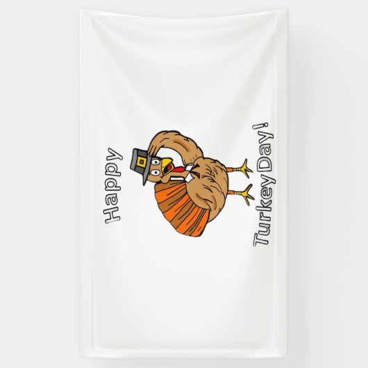 Thanksgiving (stijl 2) Classic T-shirt Spandoek (Verticaal)