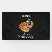 Thanksgiving (Stijl 2) Oversized T-shirt Spandoek (Horizontaal)