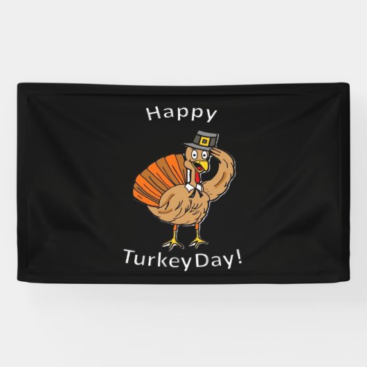 Thanksgiving (Stijl 2) Oversized T-shirt Spandoek (Horizontaal)