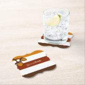 Thanksgiving Strepen en eikels Kartonnen Onderzetters (Insitu)