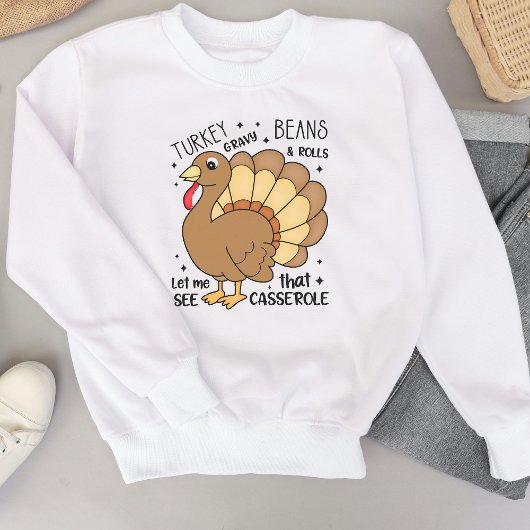 Thanksgiving Sweatshirt - Turkije Gravy Beans