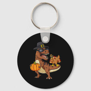 Thanksgiving T Rex Dabbing Turkije Leuke Jongens M Sleutelhanger