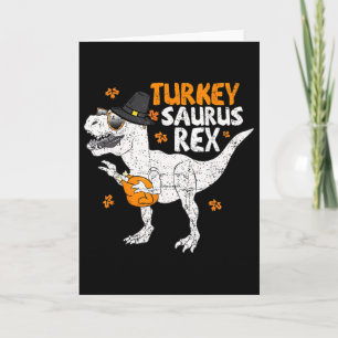Thanksgiving T-shirt Peuter Jongens Kids Turkeysau Kaart