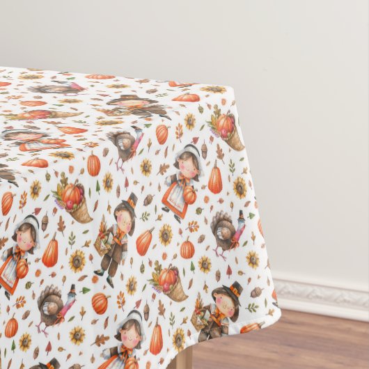 Thanksgiving tablet tafelkleed (Voorbeeld)