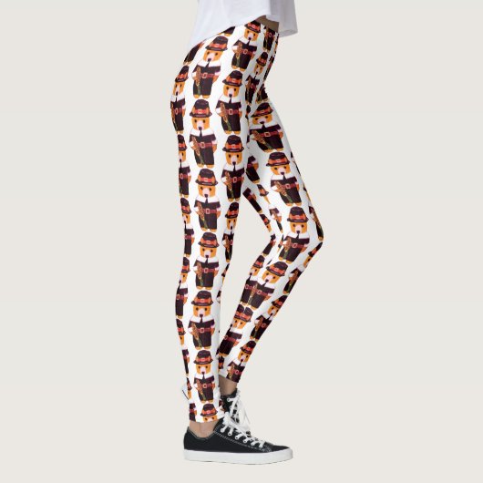 THANKSGIVING TEDDY BEAR LEGGINGS (Rechts)