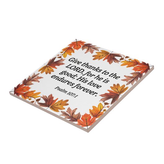 Thanksgiving Tegeltje (Zijkant)