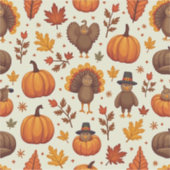 Thanksgiving tekens sticker (Voorkant)