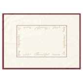 Thanksgiving Thankful Nappe (Devant (Horizontal))