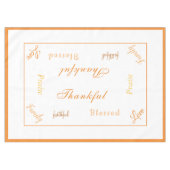 Thanksgiving Thankful Nappe (Devant (Horizontal))