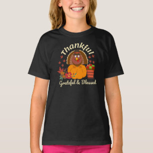 Thanksgiving Thankful Turkey T-Shirt